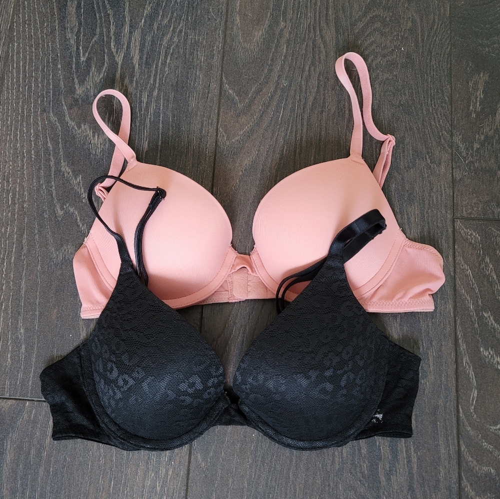 VS Pink Push-Up Bra 32A (BLACK ONLY)